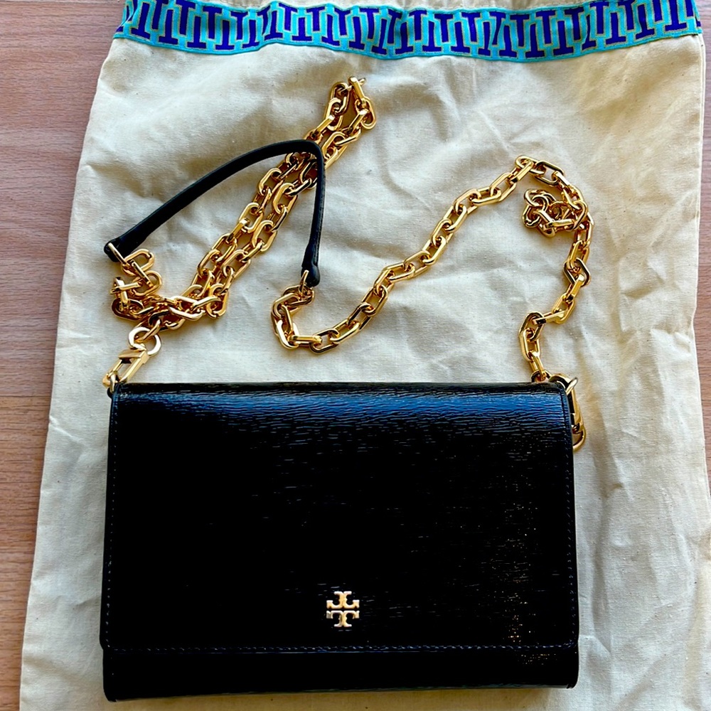 Tory Burch Black Patent Crossbody